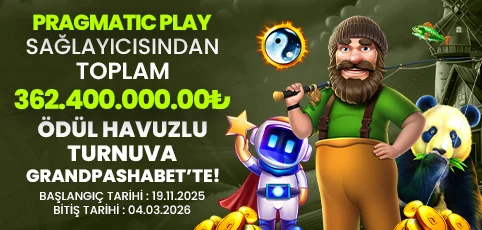 PRAGMATIC PLAY SAĞLAYICISINDAN DEV TURNUVA! 
